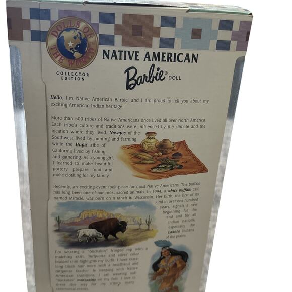 (Unopened) 1997 Barbie Collector Fourth Edition Native American - Picture 5 of 6